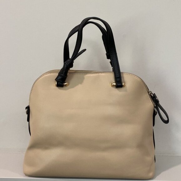 NANETTE LEPORE Taupe Full Zip DOME Tote Handbag - Picture 2 of 15